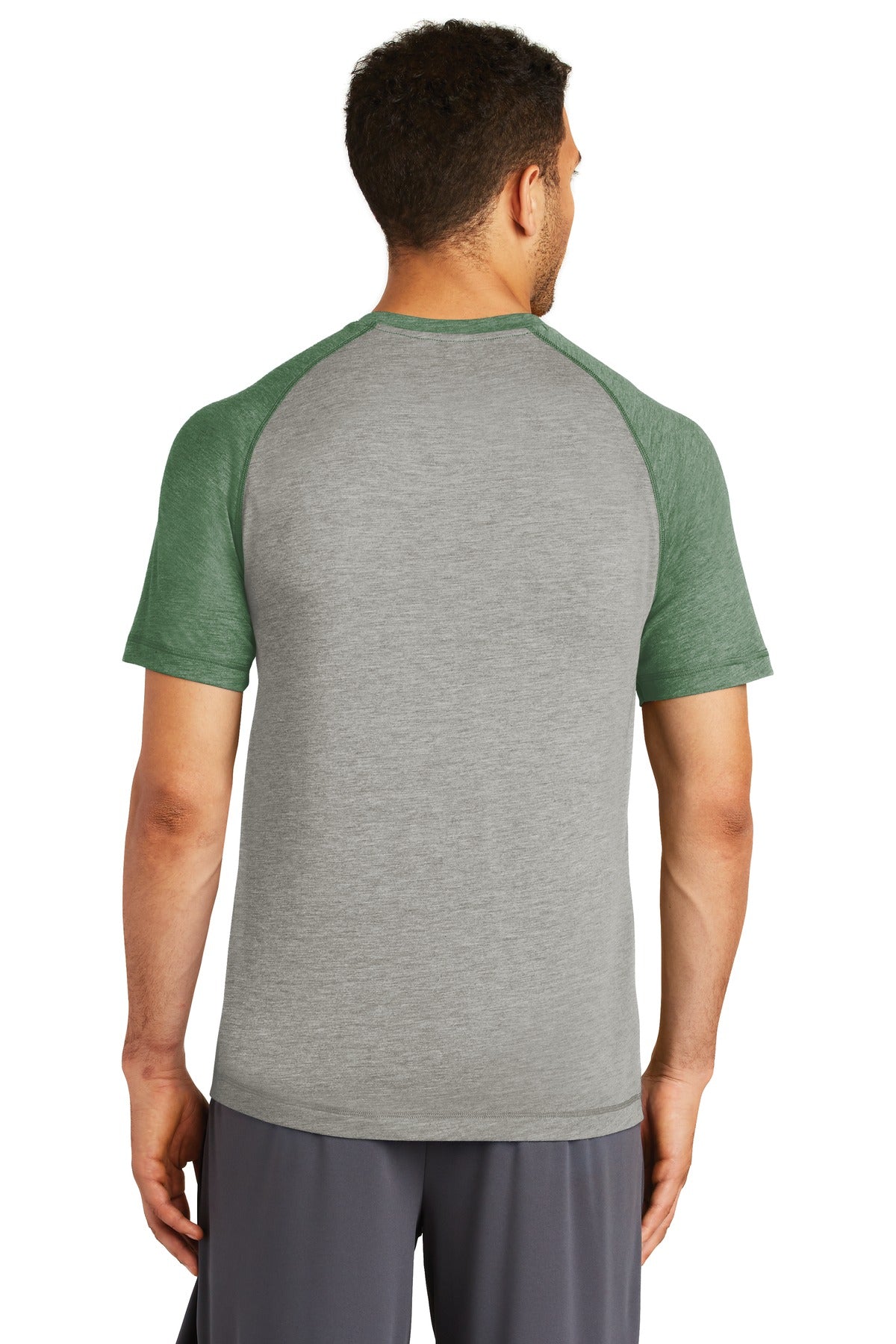 Sport-Tek Men's PosiCharge Tri-Blend Wicking Raglan Tee
