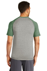 Sport-Tek Men's PosiCharge Tri-Blend Wicking Raglan Tee
