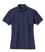 Port Authority Ladies Heavyweight Cotton Pique Polo.  L420