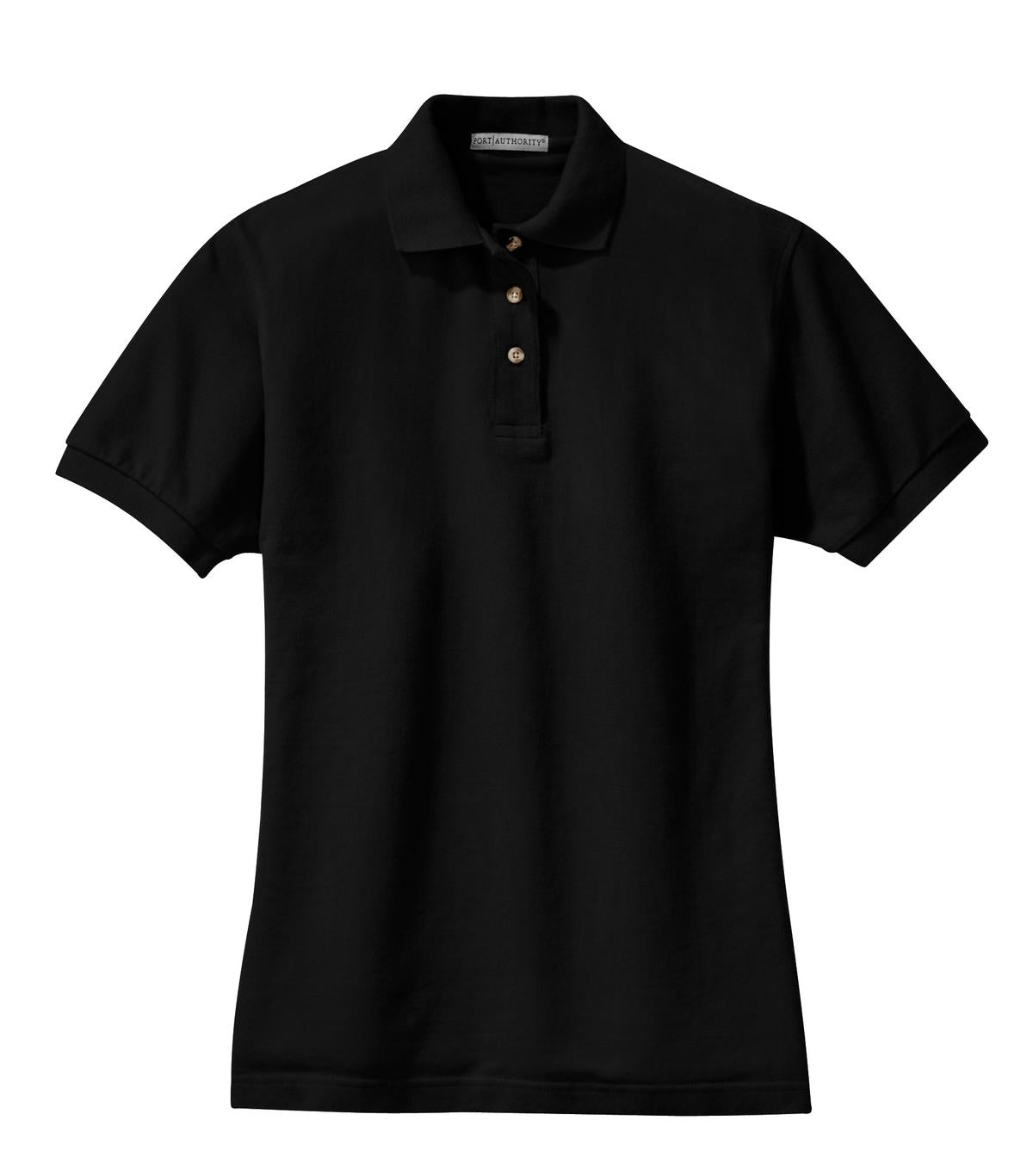 Port Authority Ladies Heavyweight Cotton Pique Polo.  L420