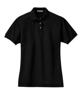 Port Authority Ladies Heavyweight Cotton Pique Polo.  L420