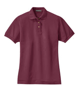 Port Authority Ladies Heavyweight Cotton Pique Polo.  L420