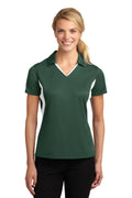 Sport-Tek Women's Side Blocked Micropique Sport-Wick Polo.  LST655