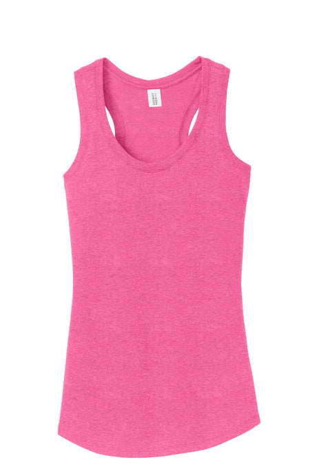 District Women's Perfect Tri Racerback Tank. DM138L 1of2 District