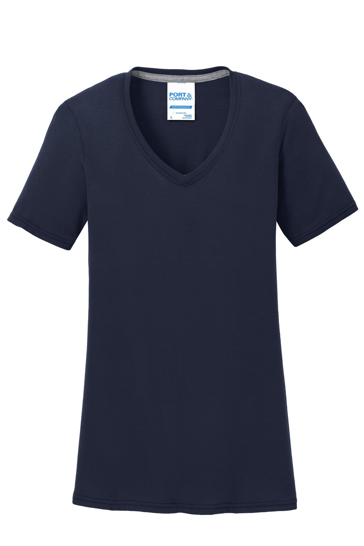 Port & Company Women's Performance Blend V-Neck Tee LPC381V