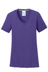 Port & Company Ladies Performance Blend V-Neck Tee. LPC381V Port & Company