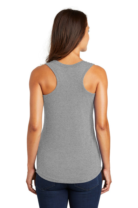 District Women's Perfect Tri Racerback Tank. DM138L 1of2 District