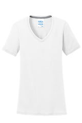Port & Company Ladies Performance Blend V-Neck Tee. LPC381V Port & Company