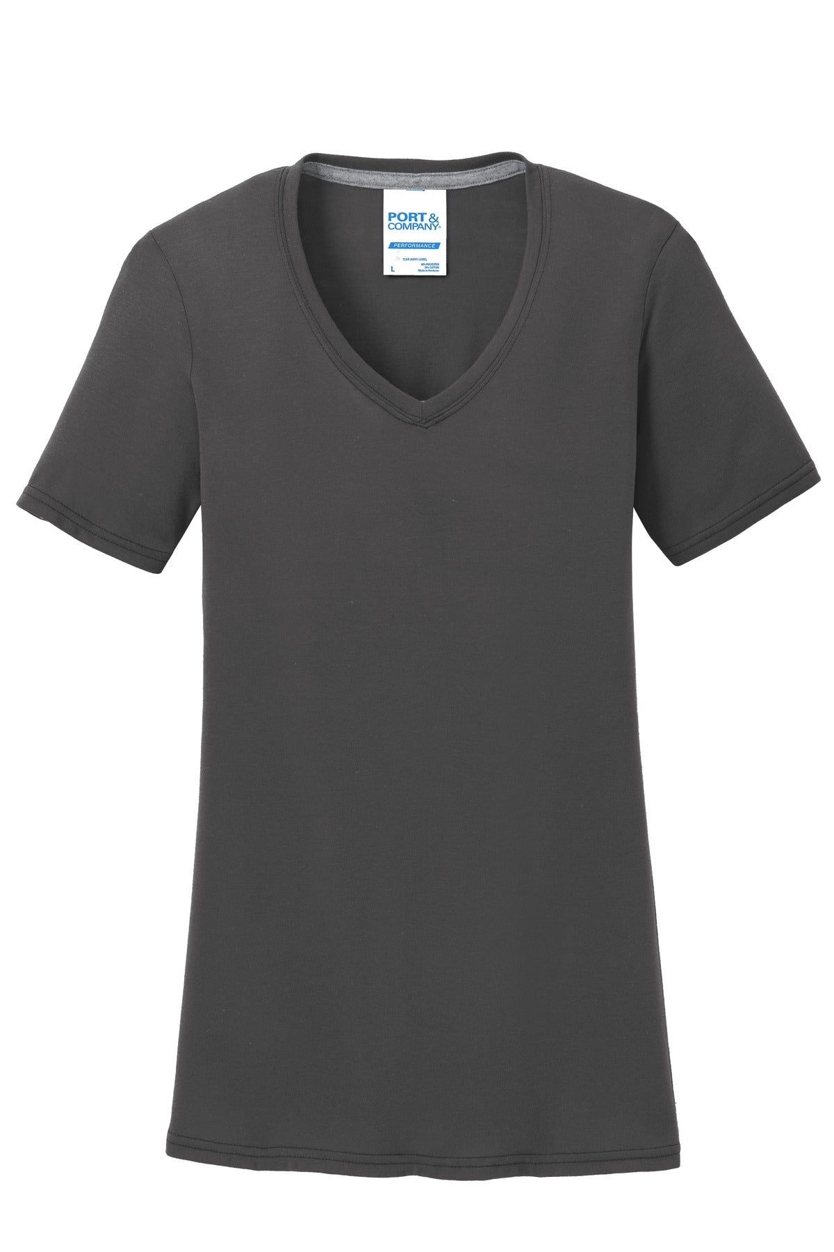 Port & Company Women's Performance Blend V-Neck Tee LPC381V