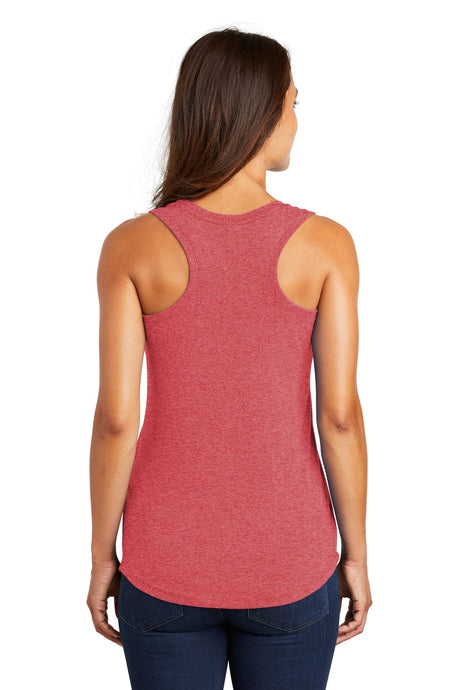 District Women's Perfect Tri Racerback Tank. DM138L 1of2 District