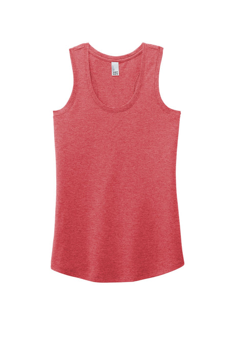 District Women's Perfect Tri Racerback Tank. DM138L 1of2 District
