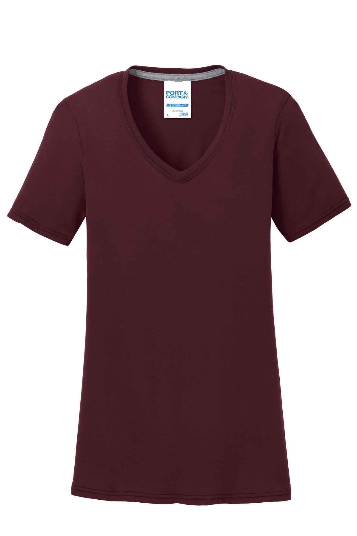 Port & Company Women's Performance Blend V-Neck Tee LPC381V