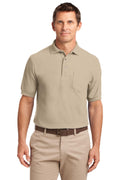 Port Authority Men's Silk Touch Polo with Pocket.  K500P