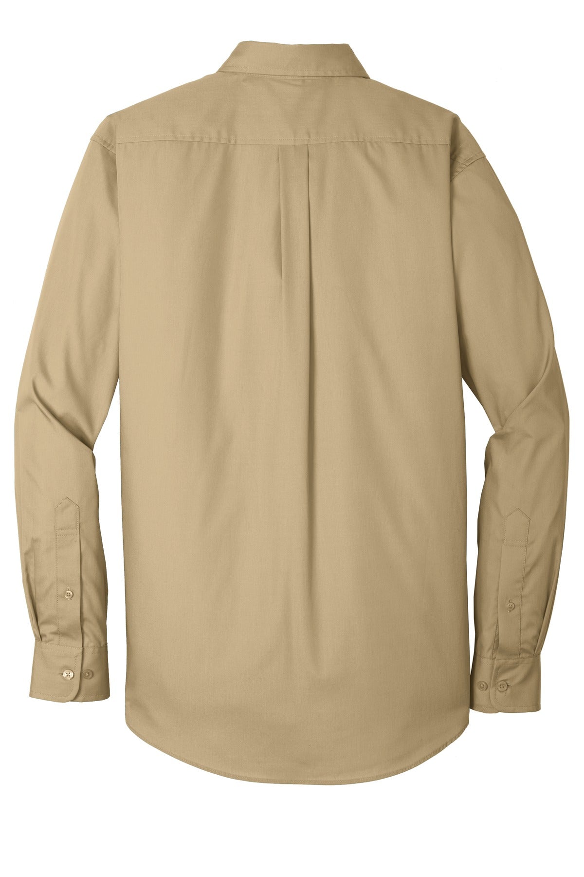 Port Authority Men's Long Sleeve Carefree Poplin Shirt. W100
