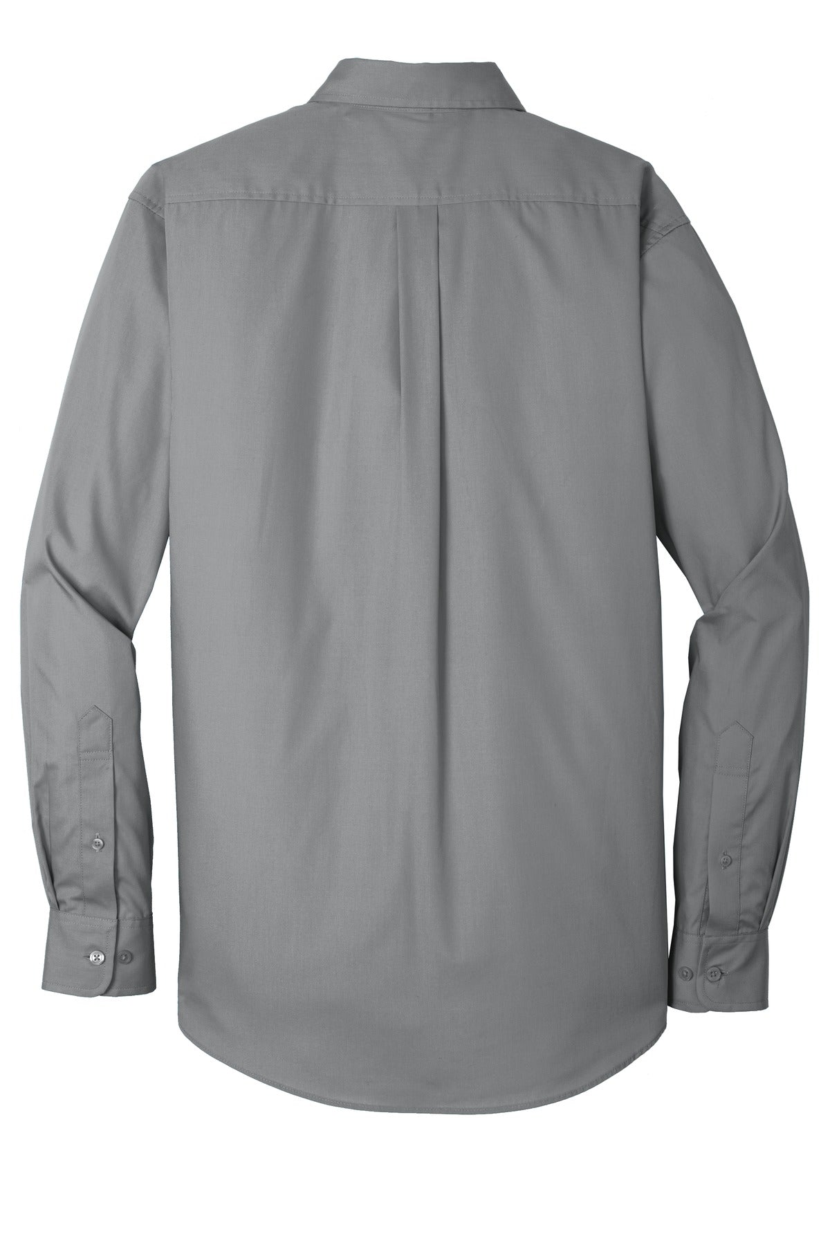 Port Authority Men's Long Sleeve Carefree Poplin Shirt. W100