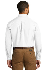 Port Authority Men's Long Sleeve Carefree Poplin Shirt. W100