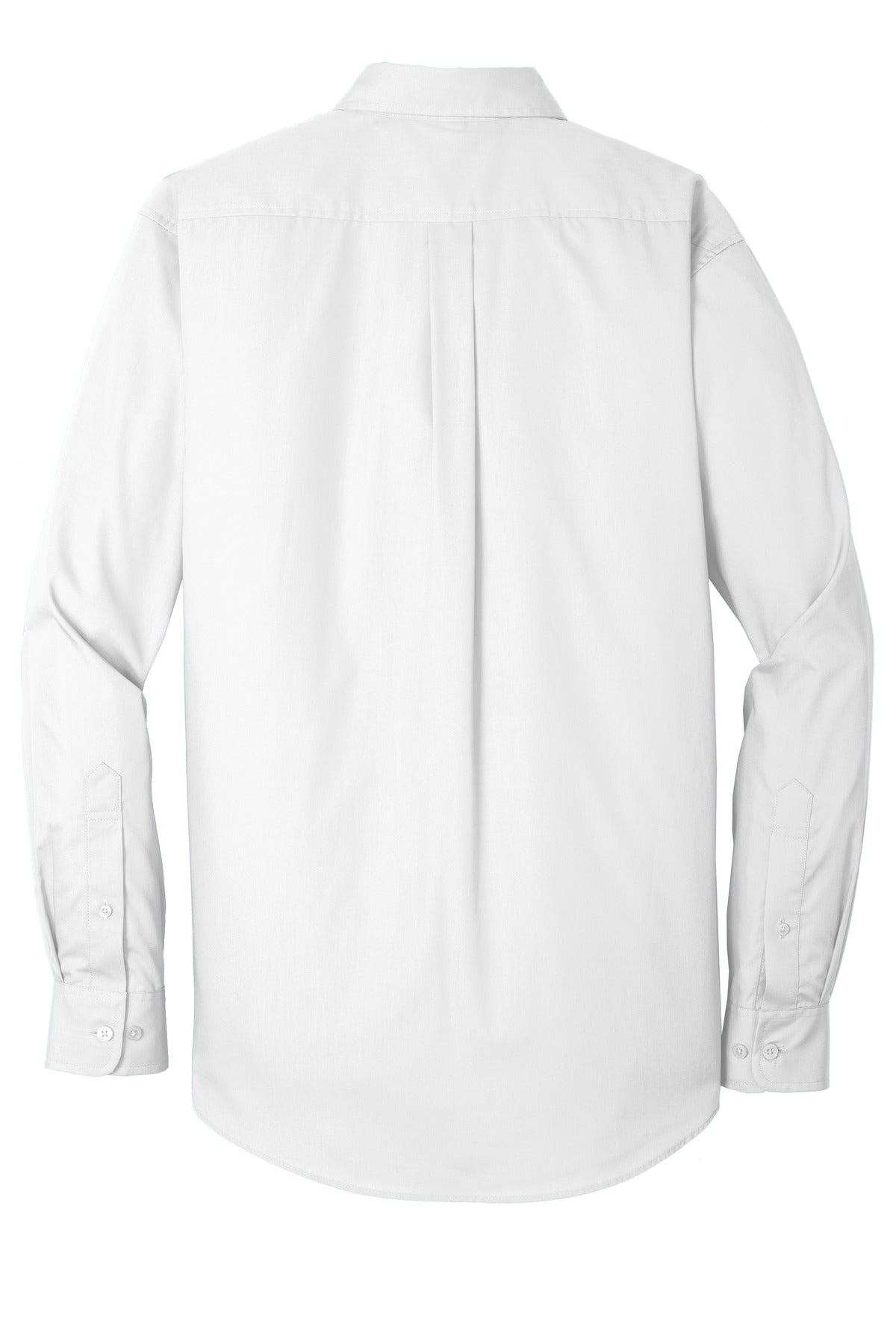 Port Authority Men's Long Sleeve Carefree Poplin Shirt. W100