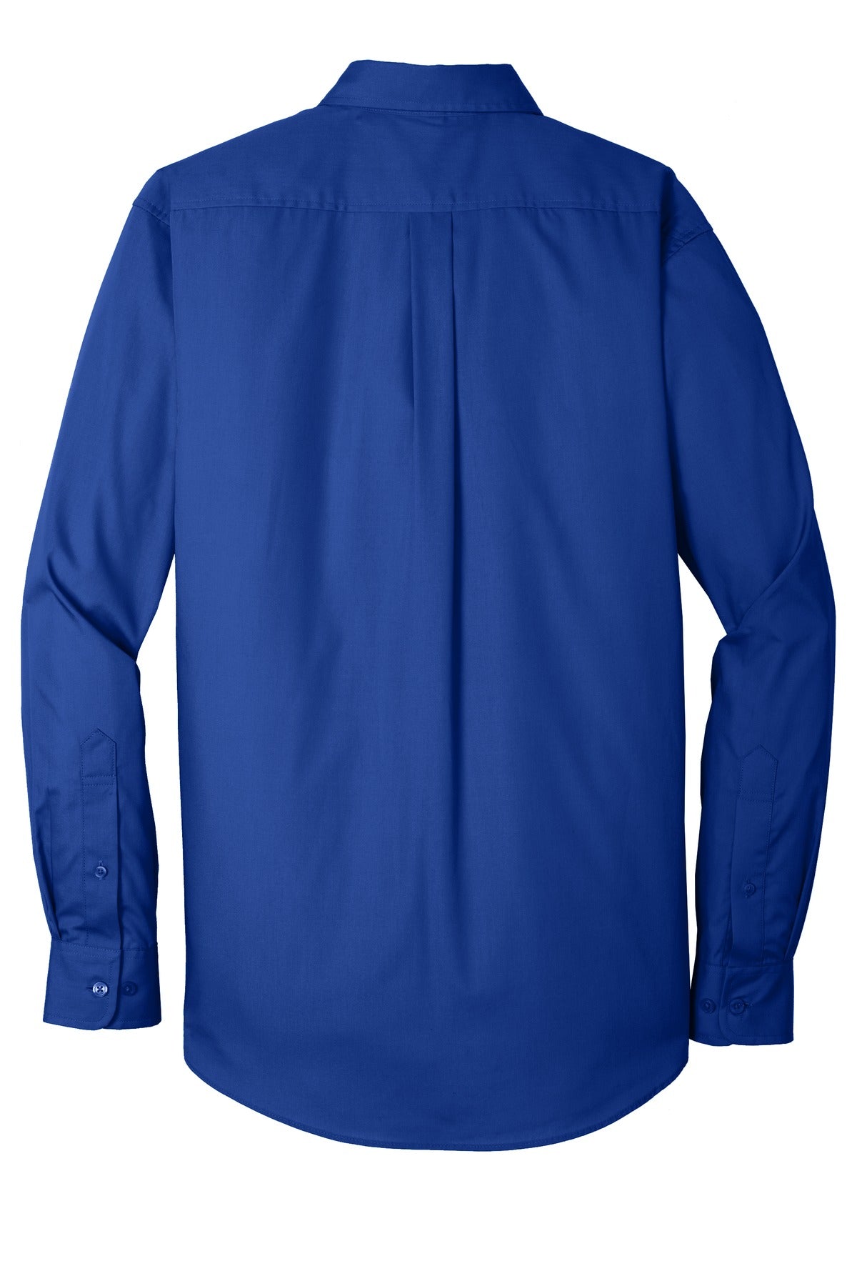 Port Authority Men's Long Sleeve Carefree Poplin Shirt. W100