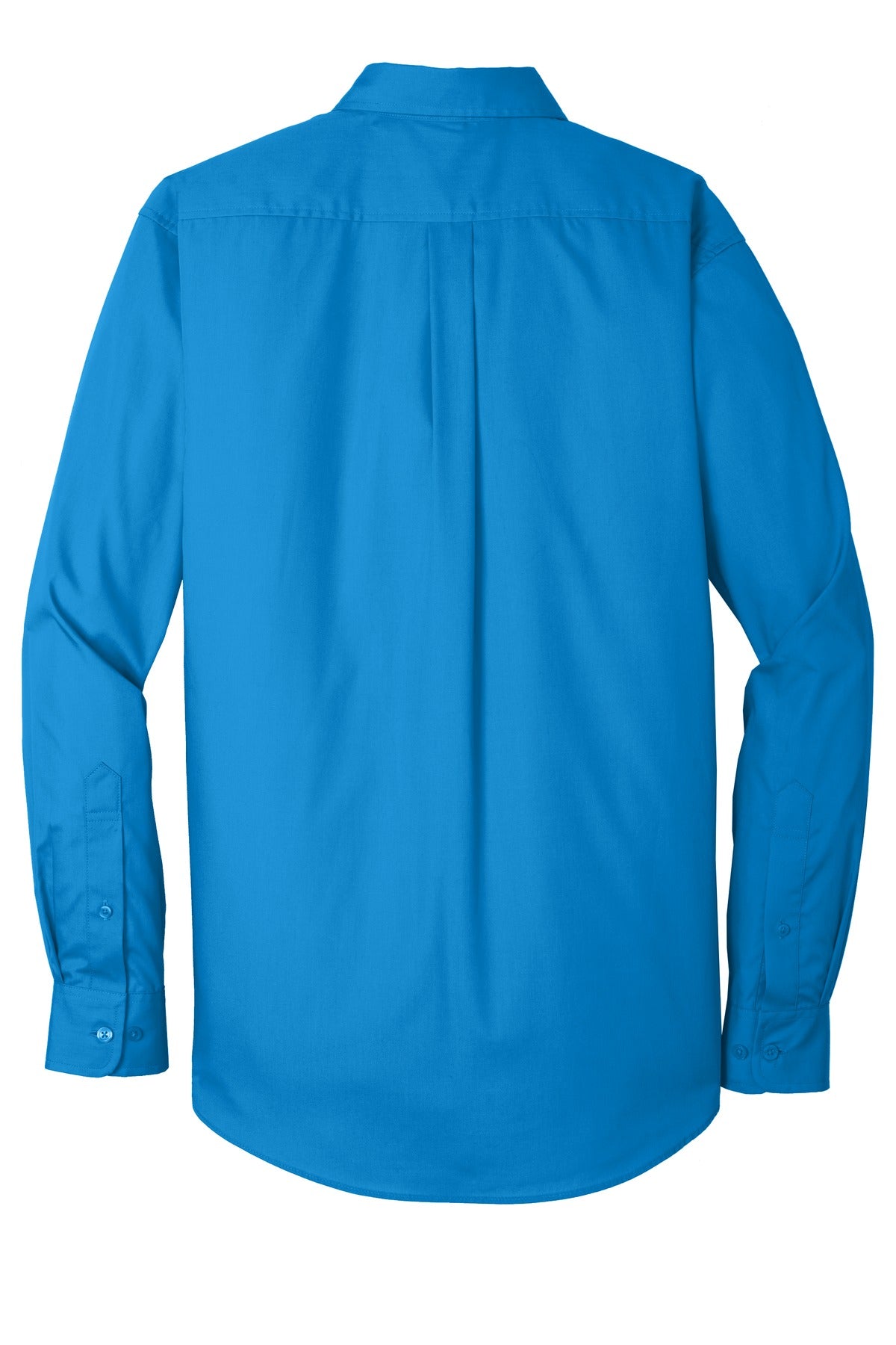 Port Authority Men's Long Sleeve Carefree Poplin Shirt. W100