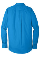 Port Authority Men's Long Sleeve Carefree Poplin Shirt. W100