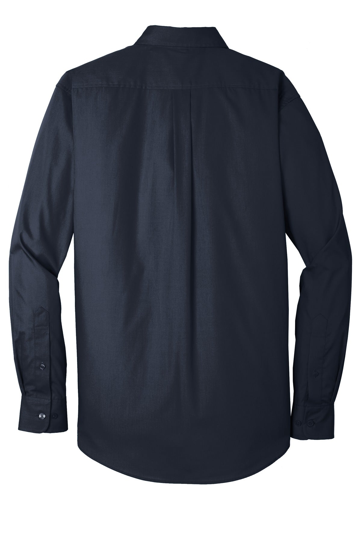 Port Authority Men's Long Sleeve Carefree Poplin Shirt. W100