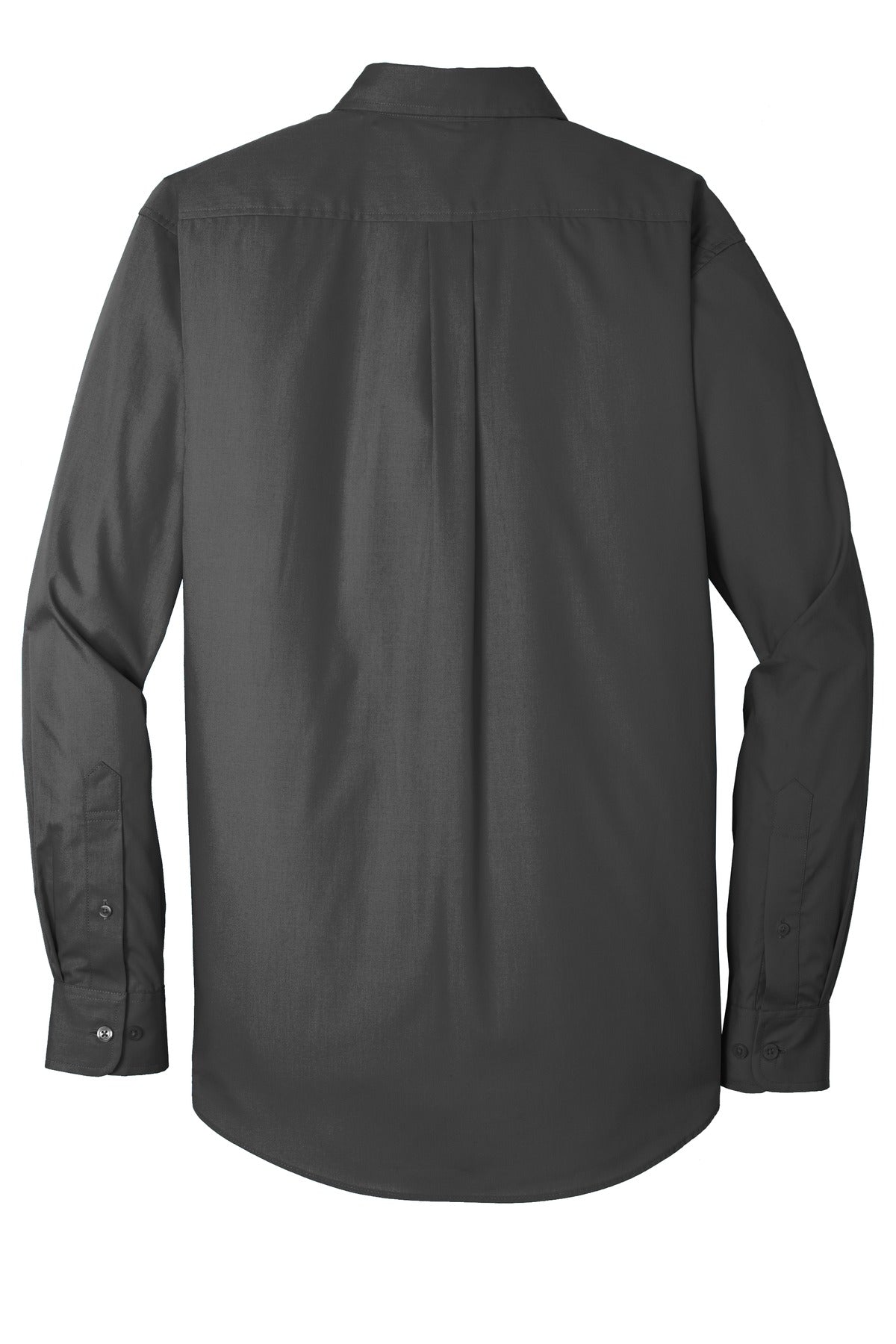 Port Authority Men's Long Sleeve Carefree Poplin Shirt. W100