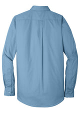 Port Authority Men's Long Sleeve Carefree Poplin Shirt. W100