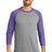 District Men's Perfect Tri 3/4-Sleeve Raglan. DM136 District