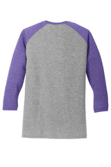 District Men's Perfect Tri 3/4-Sleeve Raglan. DM136 District
