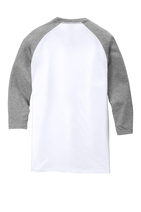 District Men's Perfect Tri 3/4-Sleeve Raglan. DM136 District