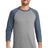 District Men's Perfect Tri 3/4-Sleeve Raglan. DM136 District