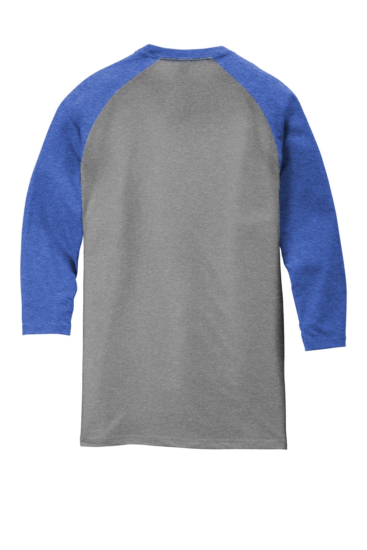 District Men's Perfect Tri 3/4-Sleeve Raglan. DM136 District