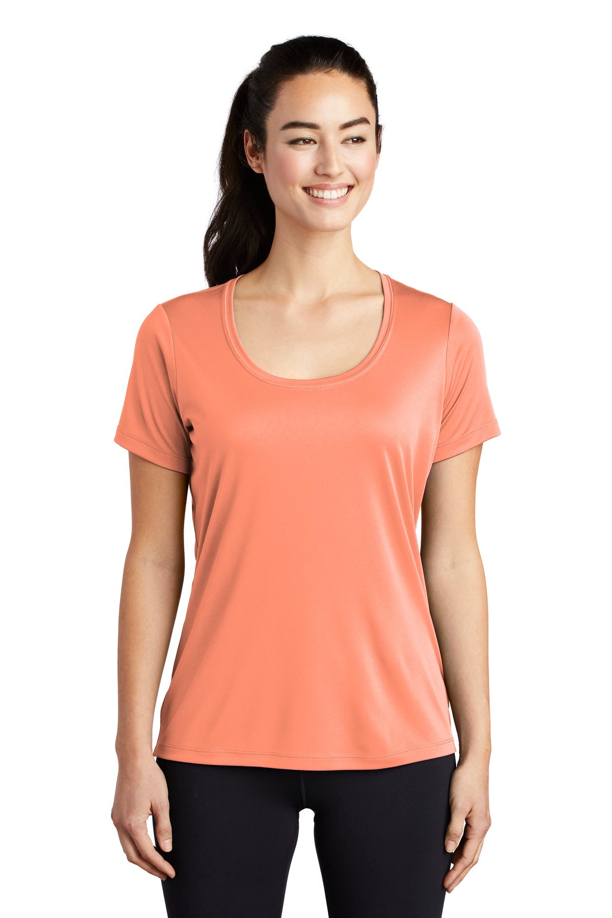 Sport-Tek Women's Posi-UV Pro Scoop Neck Tee LST420