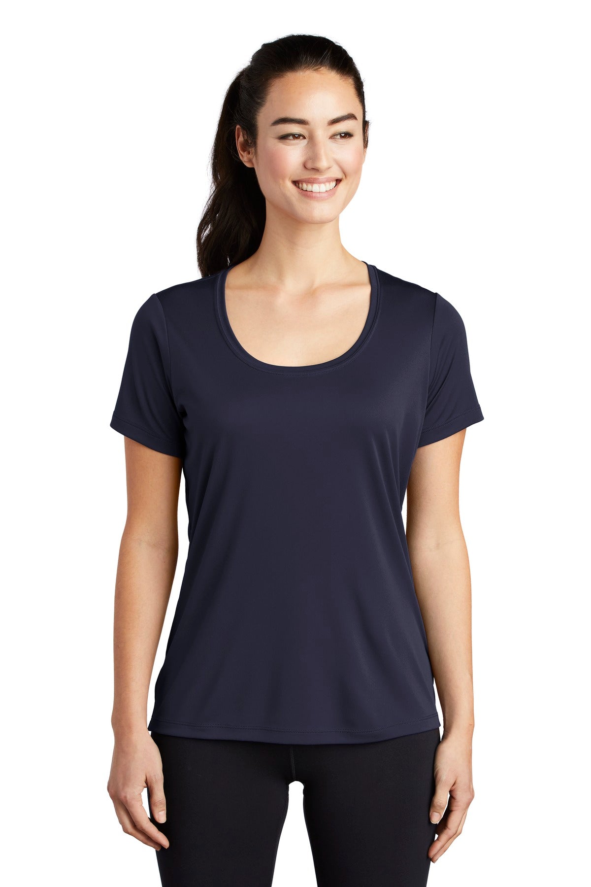 Sport-Tek Women's Posi-UV Pro Scoop Neck Tee LST420