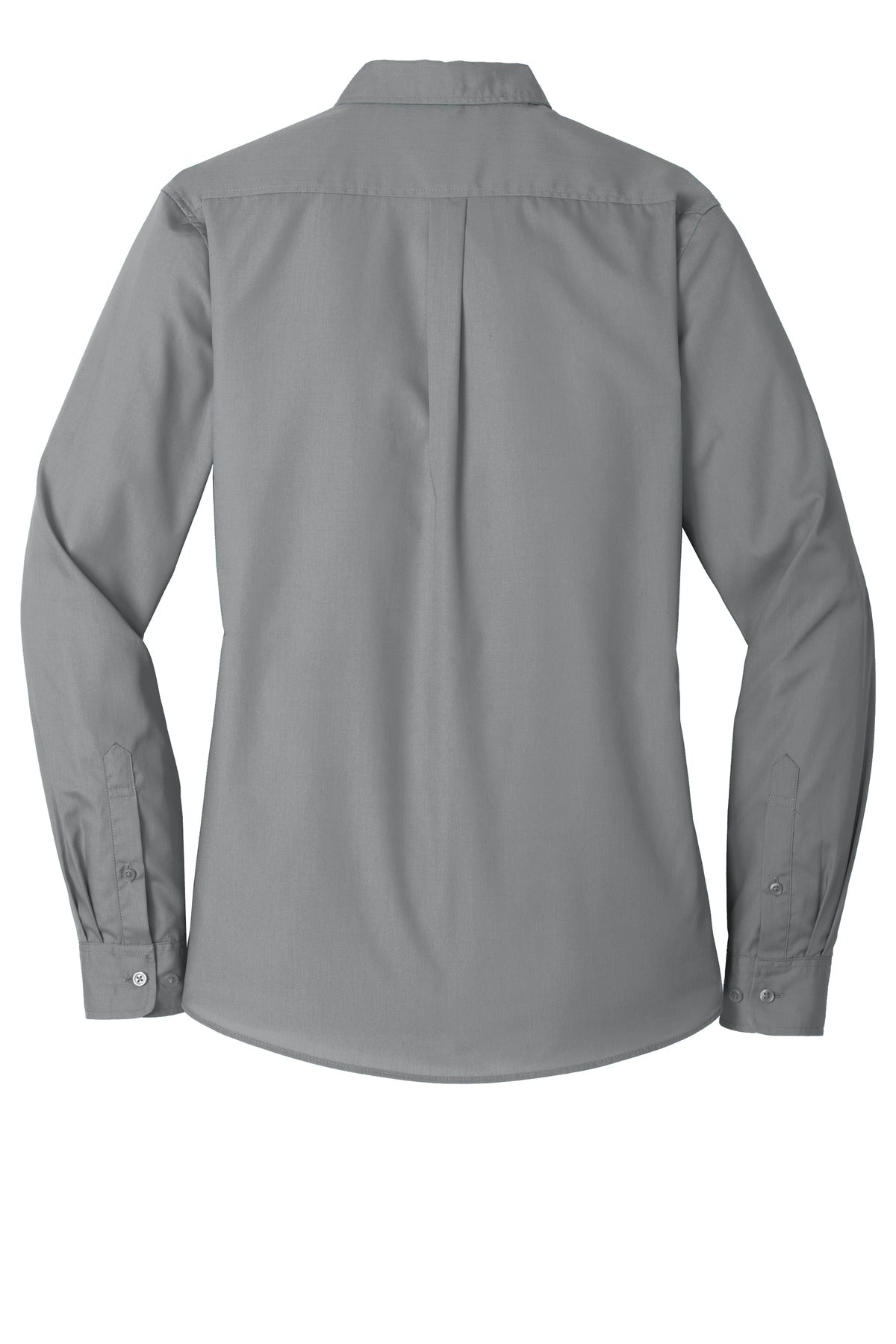 Port Authority Ladies Long Sleeve Carefree Poplin Shirt. LW100
