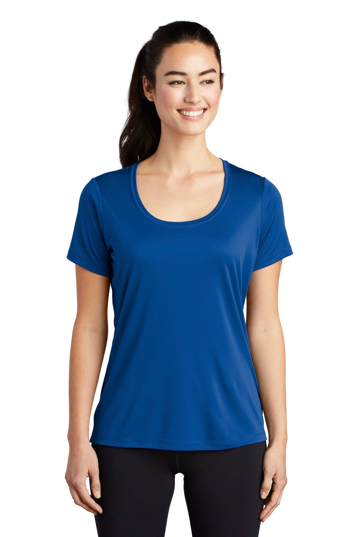 Sport-Tek Women's Posi-UV Pro Scoop Neck Tee LST420