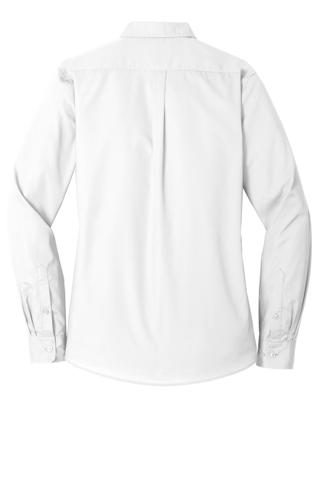 Port Authority Ladies Long Sleeve Carefree Poplin Shirt. LW100