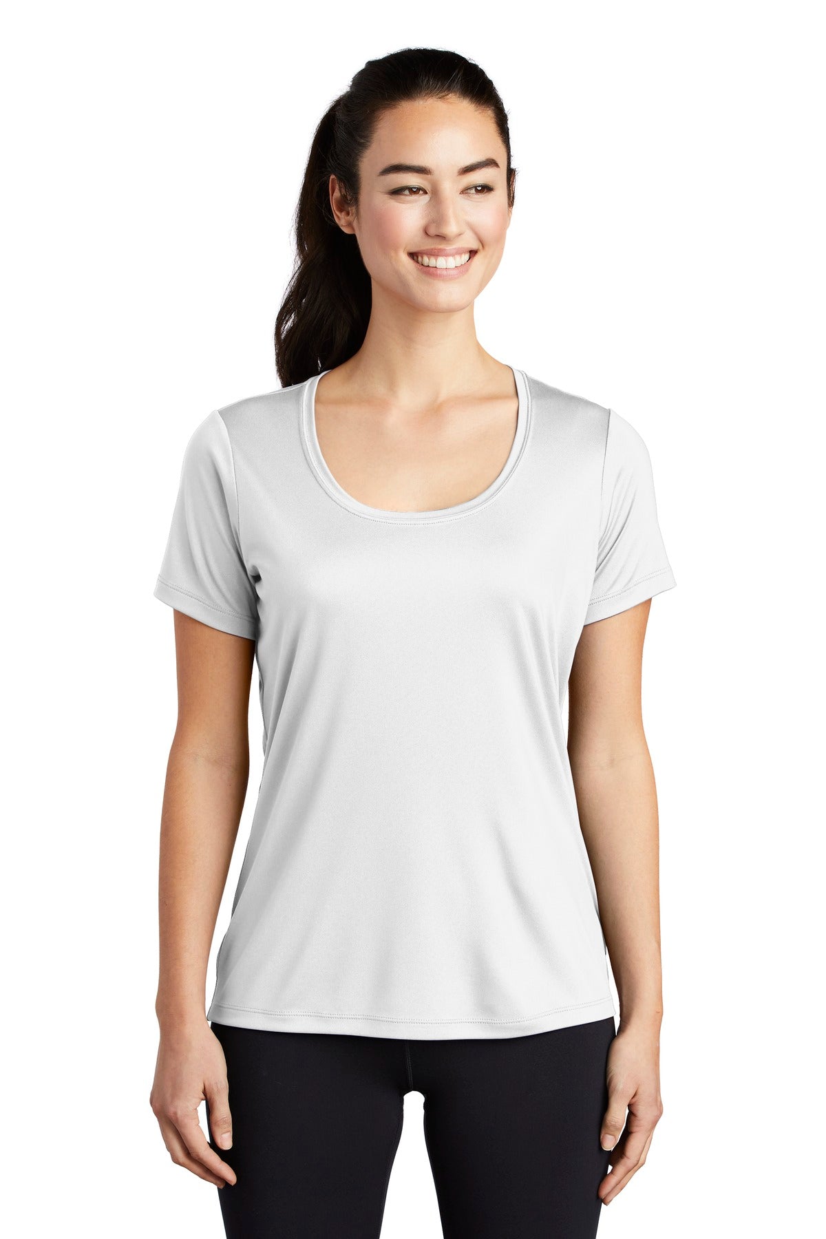 Sport-Tek Women's Posi-UV Pro Scoop Neck Tee LST420