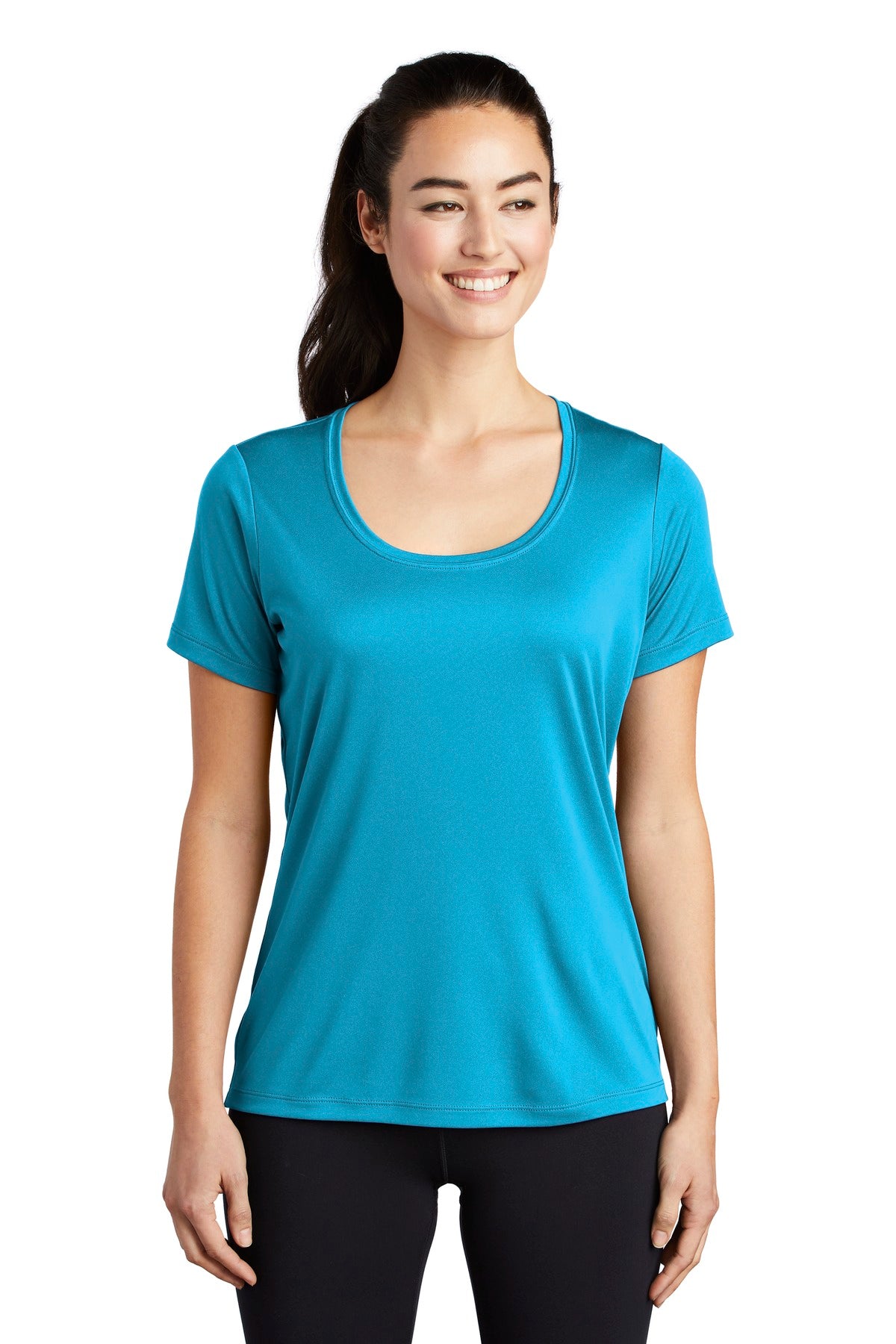 Sport-Tek Women's Posi-UV Pro Scoop Neck Tee LST420
