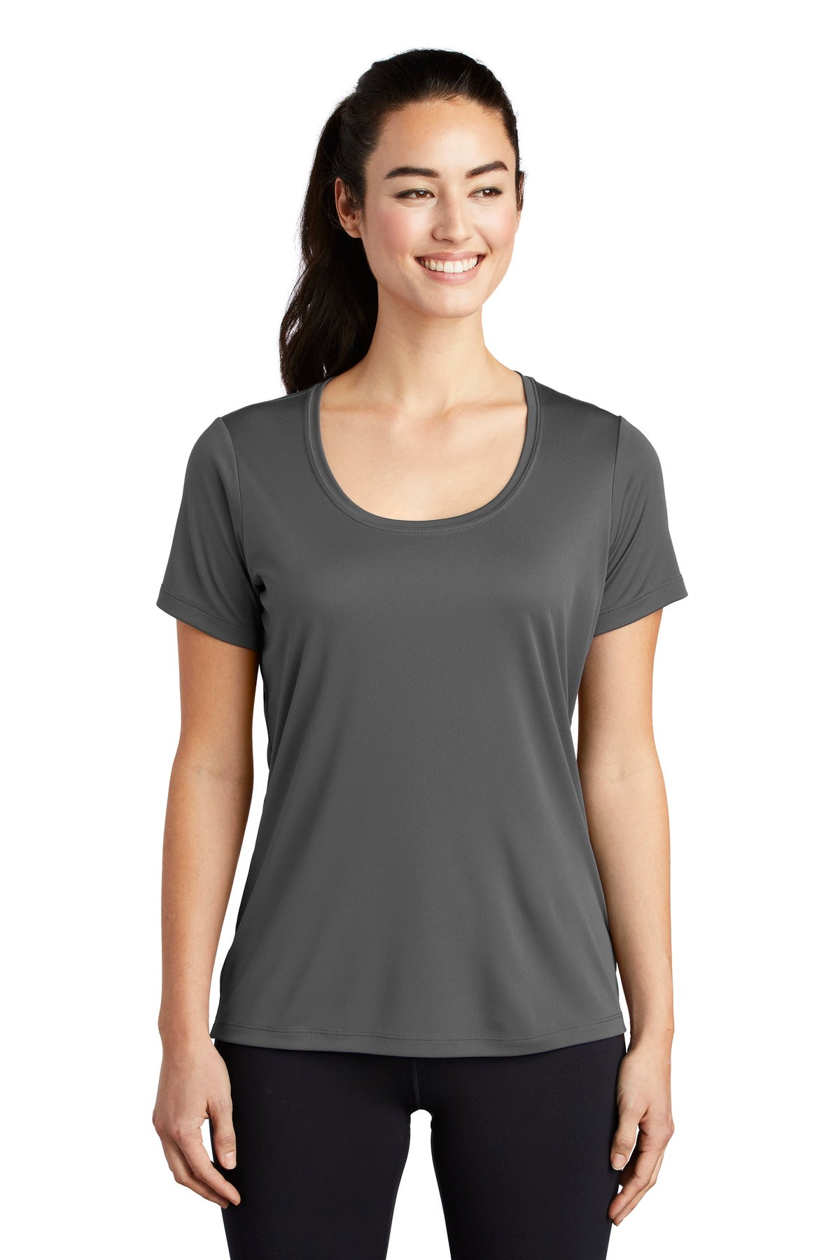 Sport-Tek Women's Posi-UV Pro Scoop Neck Tee LST420