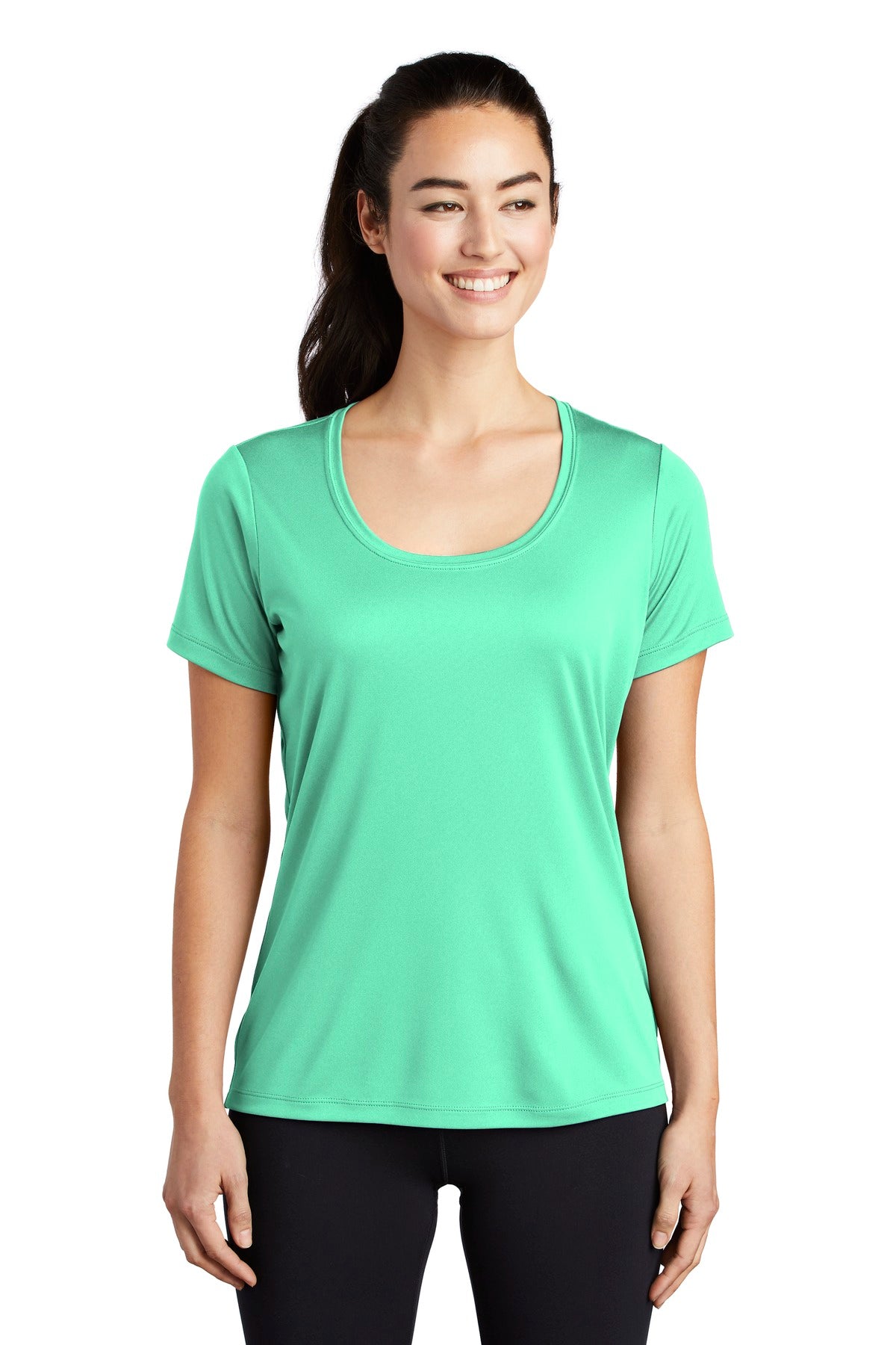 Sport-Tek Women's Posi-UV Pro Scoop Neck Tee LST420