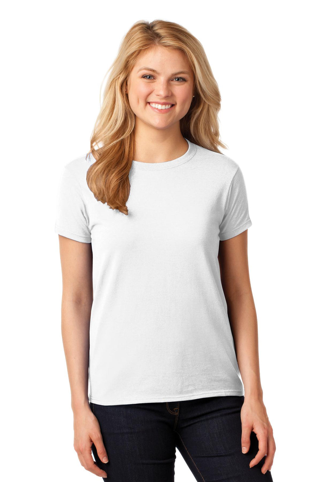 Gildan Women's Heavy Cotton 100% Cotton T-Shirt. 5000L Gildan