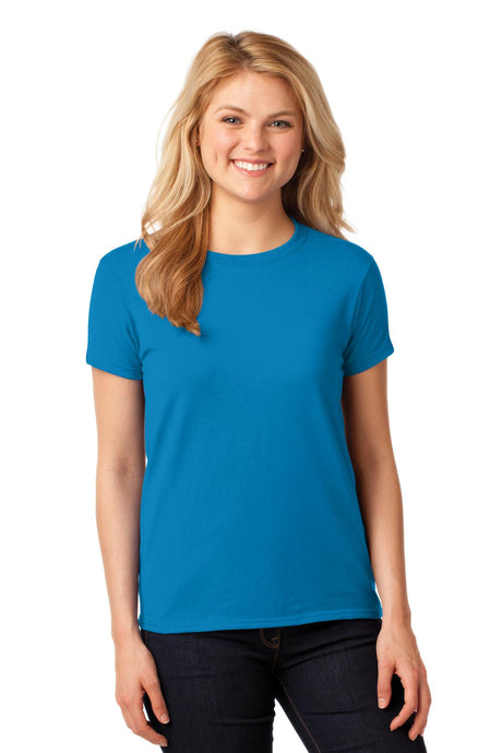 Gildan Women's Heavy Cotton 100% Cotton T-Shirt. 5000L Gildan