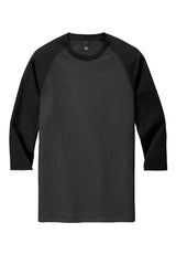 District Men's Perfect Tri 3/4-Sleeve Raglan. DM136 District