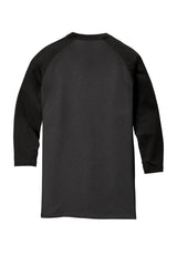 District Men's Perfect Tri 3/4-Sleeve Raglan. DM136 District