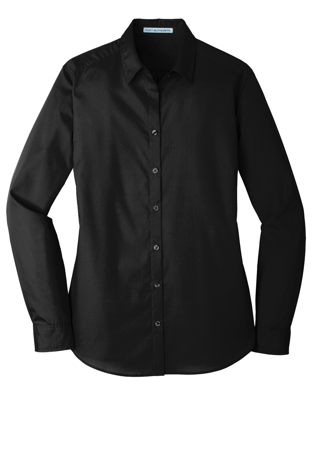 Port Authority Ladies Long Sleeve Carefree Poplin Shirt. LW100