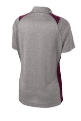 Sport-Tek Women's Heather Colorblock Contender Polo. LST665