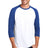 District Men's Perfect Tri 3/4-Sleeve Raglan. DM136 District