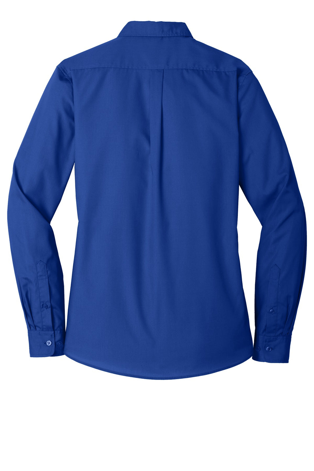 Port Authority Ladies Long Sleeve Carefree Poplin Shirt. LW100