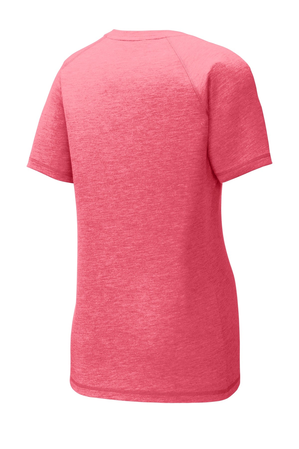 Sport-Tek Women's PosiCharge Tri-Blend Wicking Scoop Neck Raglan Tee LST400